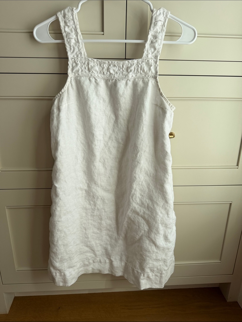 Madewell white linen dress size 4